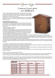 CATALOGO WOOD LIFE.qxd - La Protezione Civile