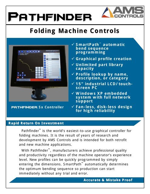 Folding Machine Controls - Thalmann AG