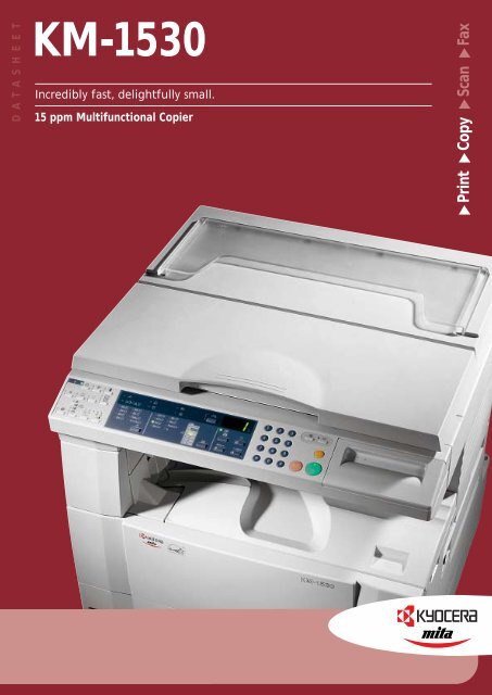 Print Copy Scan Fax KM-1530 - KYOCERA Document Solutions