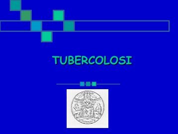 Tubercolosi - Medicina e Chirurgia