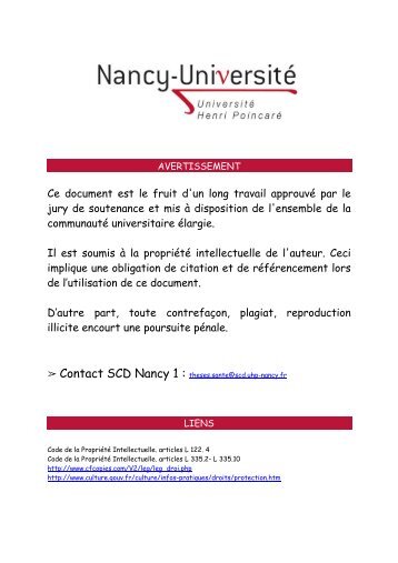 Suite - Service Commun de Documentation UHP Nancy I - Accueil