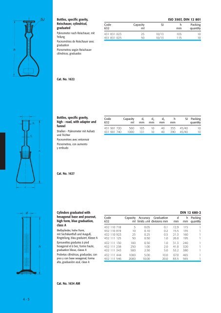 Laboratory boiling glassware Labor-Kochglas Verre a ... - Comlibris