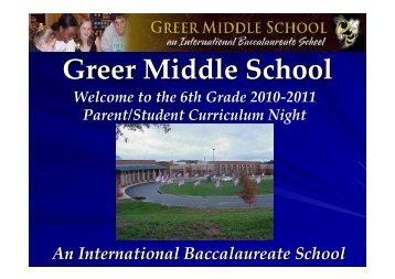 Greer Middle School