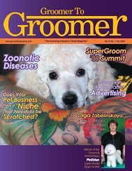 Zoonotic - Groomer to Groomer