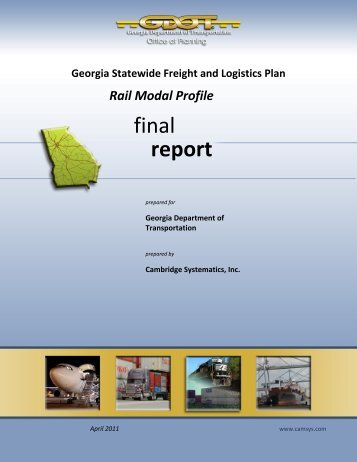 Georgia Statewide Freight and Logistics Plan Rail Modal ... - the GDOT