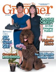 SIT, SIT! - Groomer to Groomer