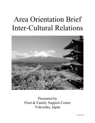 Area Orientation Brief