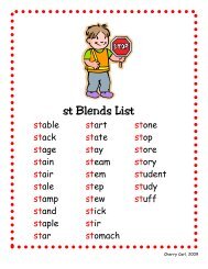 st Blends List - Carl's Corner