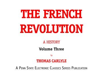 The French Revolution - Penn State University