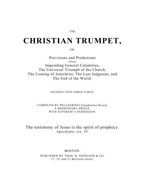 CHRISTIAN TRUMPET,