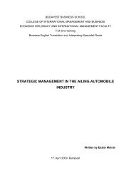 strategic management in the ailing automobile industry