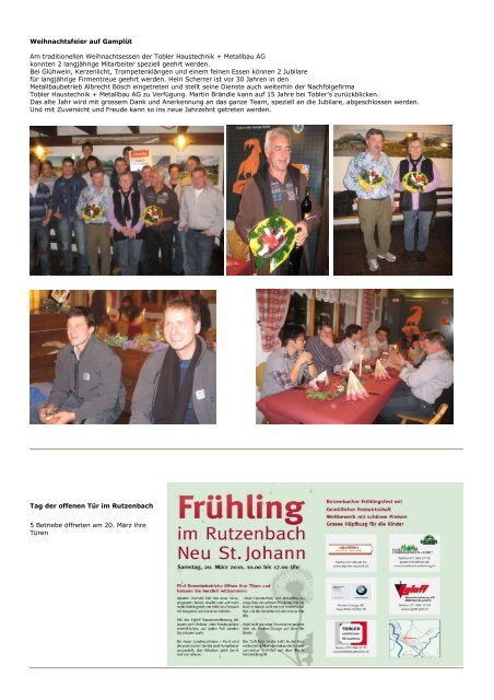 Archiv 2009 - Tobler Haustechnik