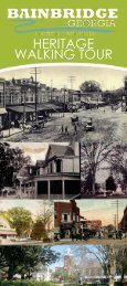 HERITAGE WALKING TOUR - City of Bainbridge, Georgia