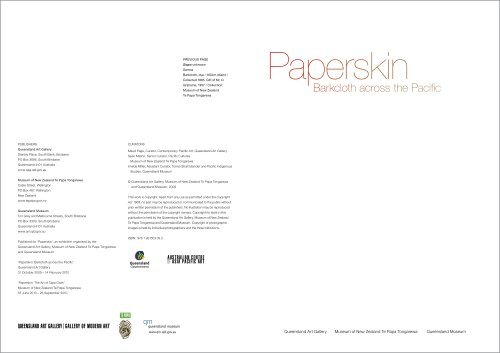 Paperskin: barkcloth across the Pacific - Queensland Art Gallery