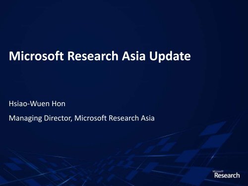 slides - Microsoft Research