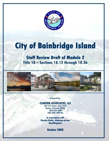 Module 2 - City of Bainbridge Island