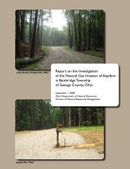 Report on the Investigation of the Natural Gas Invasion of Aquifers in ...