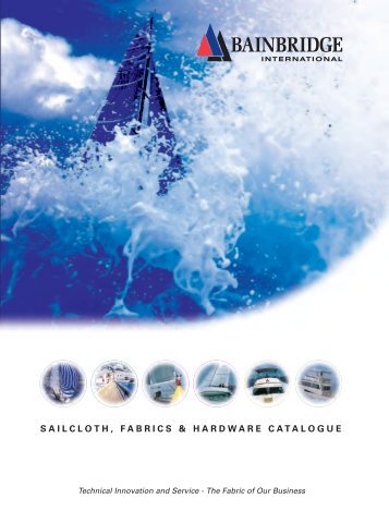 SAILCLOTH, FABRICS & HARDWARE CATALOGUE – Bainbridge