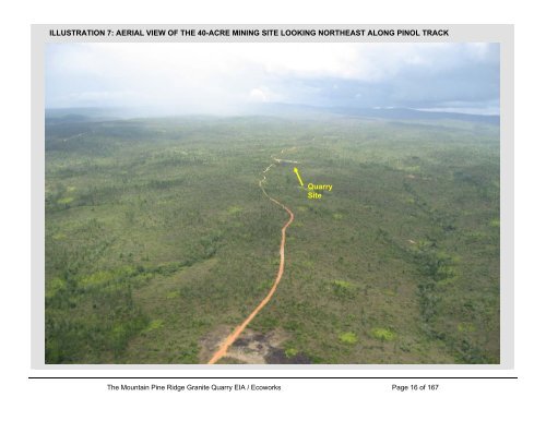 Environmental Impact Assessment Of The Mountain Pine Ridge ...