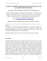 Oxidative nucleophilic substitution of hydrogen in ... - EaseChem.com