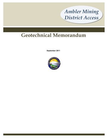 Geotechnical Memorandum - DOWL HKM