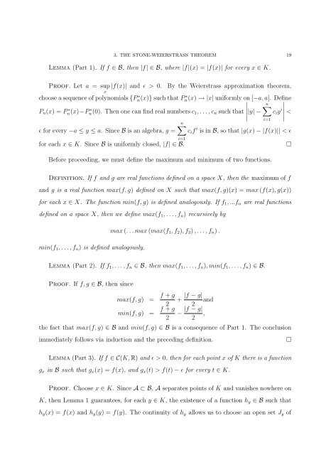 FIVE MAJOR RESULTS IN ANALYSIS AND TOPOLOGY Aaron ...