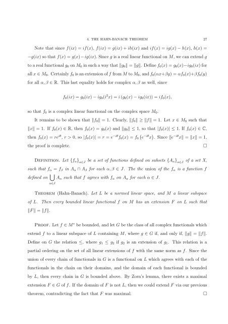 FIVE MAJOR RESULTS IN ANALYSIS AND TOPOLOGY Aaron ...