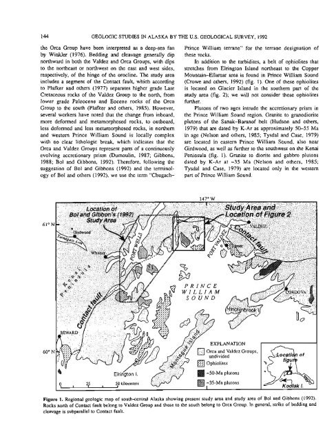 Geologic Studies in Alaska by the U.S. Geological Survey, 1992