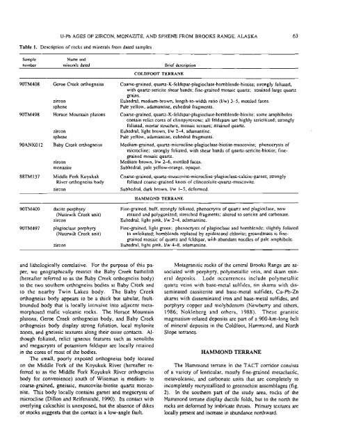 Geologic Studies in Alaska by the U.S. Geological Survey, 1992