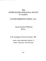 Editor US Geological Survey Circular 967 - Alaska Division of ...