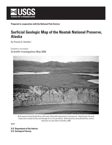 Surficial Geologic Map of the Noatak National Preserve, Alaska