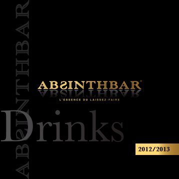 Drinks 2012/2013 - brasserie appelmans