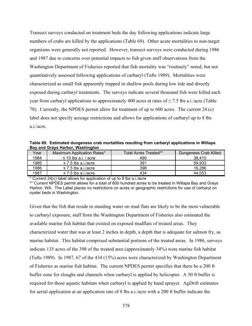 Carbaryl, Carbofuran, and Methomyl - National Marine Fisheries ...