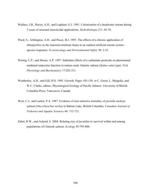 Carbaryl, Carbofuran, and Methomyl - National Marine Fisheries ...