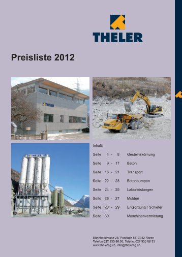 Preisliste 2012 (PDF) - CommuniGate Pro thelerag.ch Eingang