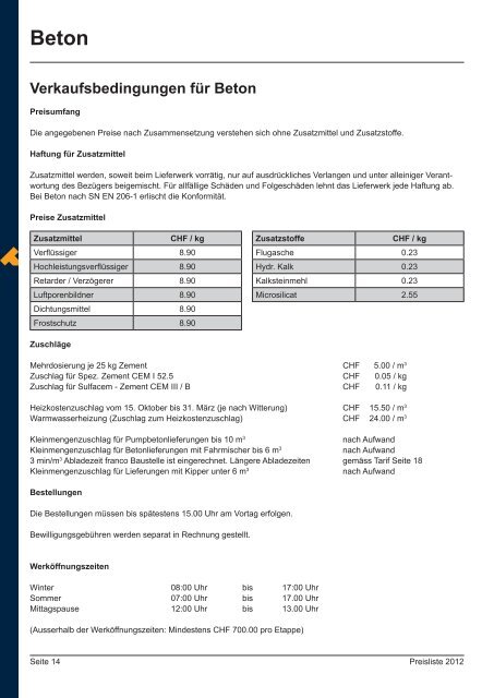 Preisliste 2012 (PDF) - CommuniGate Pro thelerag.ch Eingang