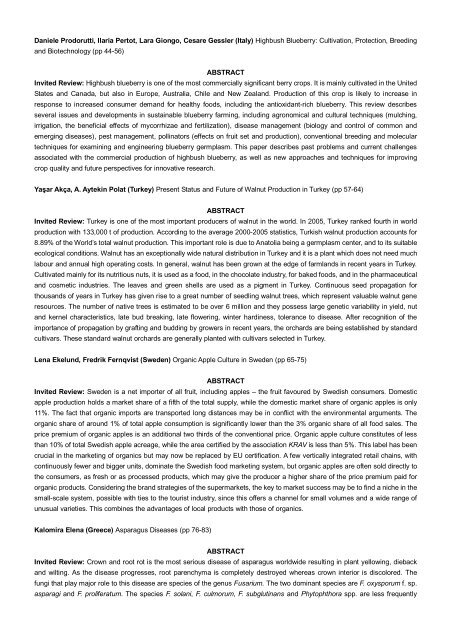 The European Journal of Plant Science and Biotechnology