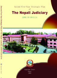 The Nepali Judiciary - Supreme Court Of Nepal