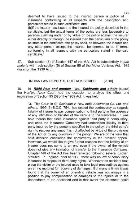 ORIGINAL JURISDICTION - Orissa High Court