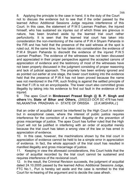 ORIGINAL JURISDICTION - Orissa High Court