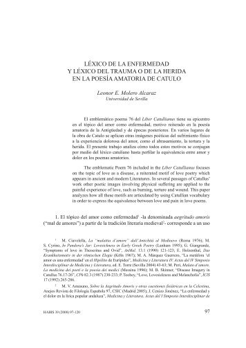 LÉXiCO DE La ENFERMEDaD Y LÉXiCO DEL TRaUMa O DE La ...