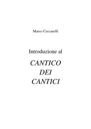 CANTICO DEI CANTICI - Donmarcoceccarelli.it