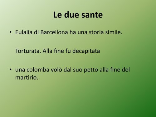 La Sequenza di Sant'Eulalia - Dipartimento di Studi Linguistici e ...