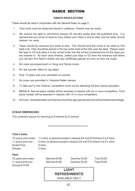 2012 Syllabus - Longwell Green Eisteddfod