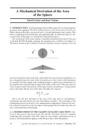 A Mechanical Derivation of the Area of the Sphere