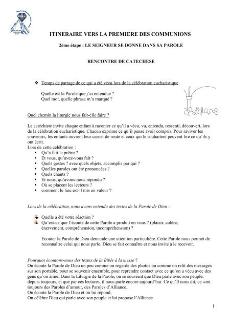 chemin elle rencontre parole