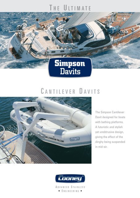 Cantilever Davits - Cooney Marine