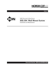 BIX IDC Wall Mount System Installation and Maintenance - Belden