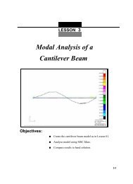 Modal Analysis of a Cantilever Beam - MSC Software