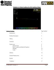 Module 1.1: Point Loading of a 1D Cantilever Beam